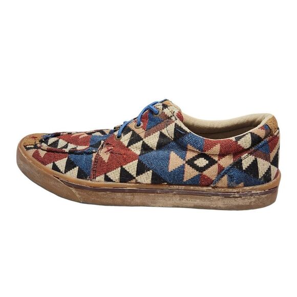 Twisted X Hooey Loper Shoes Mens 9.5 M Colorful MHYC006 Loafer - Picture 1 of 13